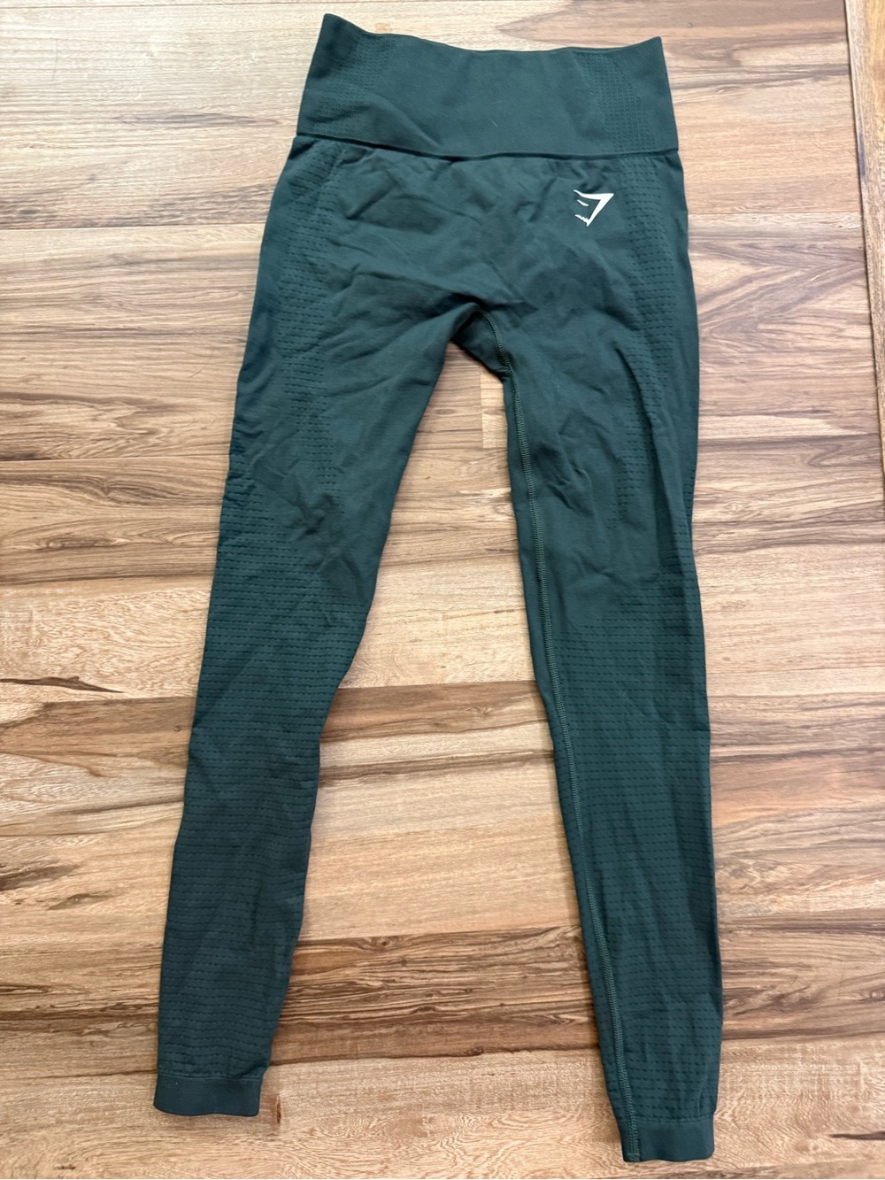 Gymshark Dark Green Seamless High-Waist Leggings